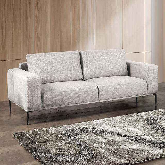  Furniture of America Forde FM63009GY-SF Sofa IMAGE 1