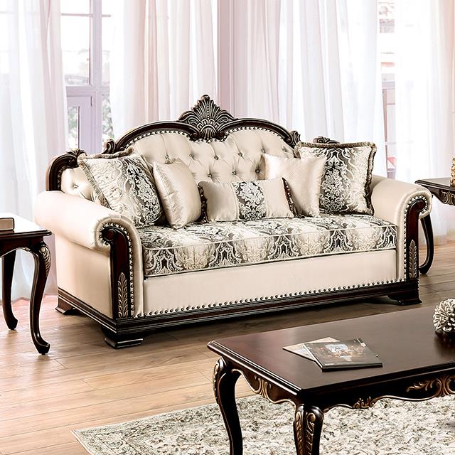  Furniture of America Yucatan FM65004BG-SF-PK Sofa IMAGE 1