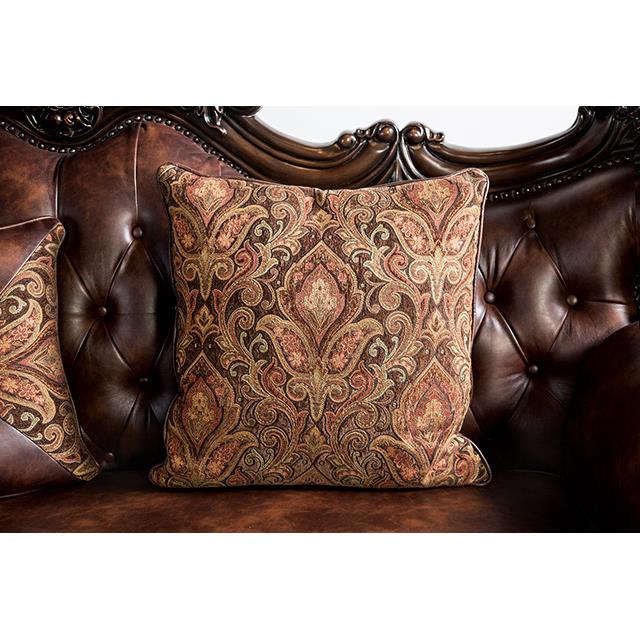  Furniture of America Palencia FM65005BR-LV Loveseat IMAGE 6