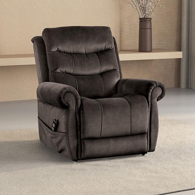  Furniture of America Dionysia FM68001DG-LC Power Lift Chair IMAGE 1