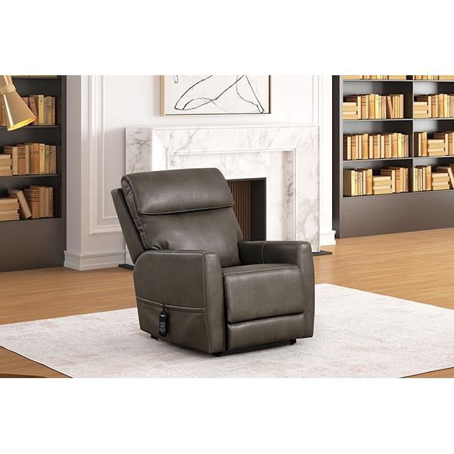  Furniture of America Barnabas FM68003GY-LC Power Lift Chair IMAGE 2