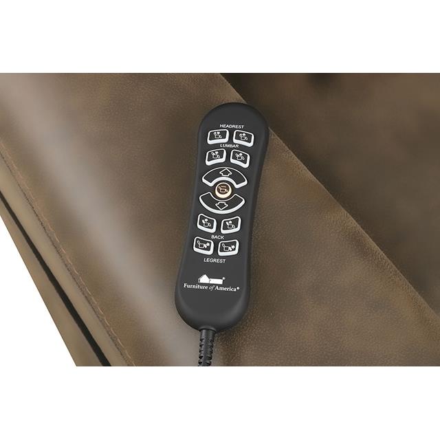  Furniture of America Sylvanus FM68004BR-LC Power Lift Chair IMAGE 3