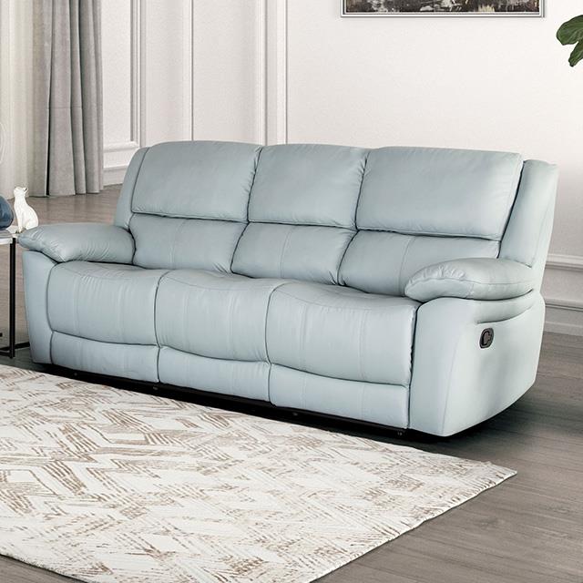  Furniture of America Glarus FM69003BL-SF-M Sofa Manual Recliner IMAGE 1