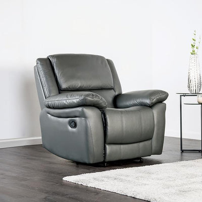  Furniture of America Glarus FM69003DG-CH-M Recliner Chair IMAGE 1