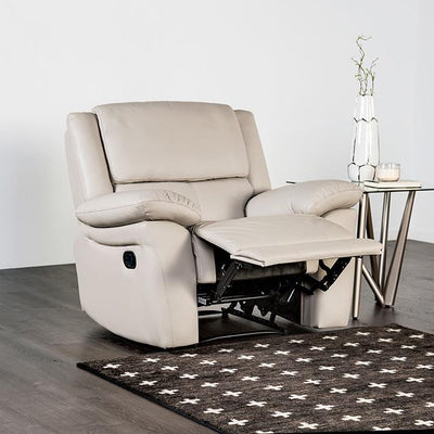  Furniture of America Glarus FM69003WH-CH-M Recliner Chair IMAGE 1