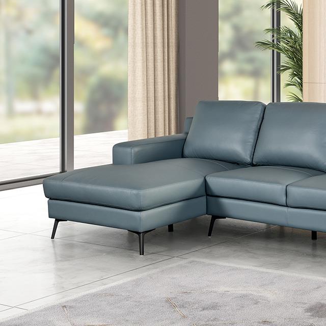  Furniture of America Stordal FM69004BL-SECT-L Sectional, Left Chaise IMAGE 1