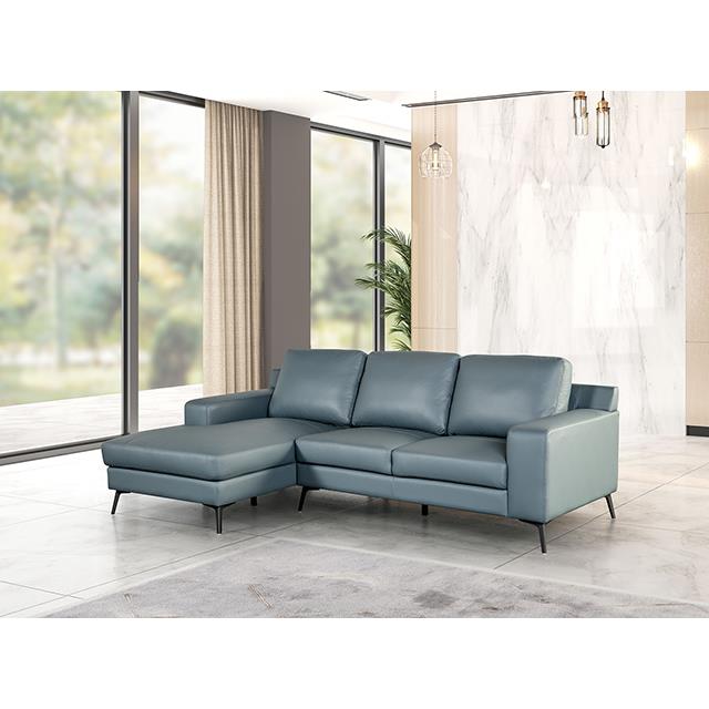  Furniture of America Stordal FM69004BL-SECT-L Sectional, Left Chaise IMAGE 2