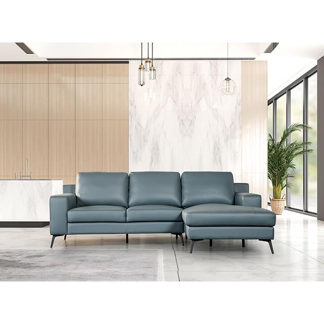  Furniture of America Stordal FM69004BL-SECT-R Sectional, Right Chaise IMAGE 3