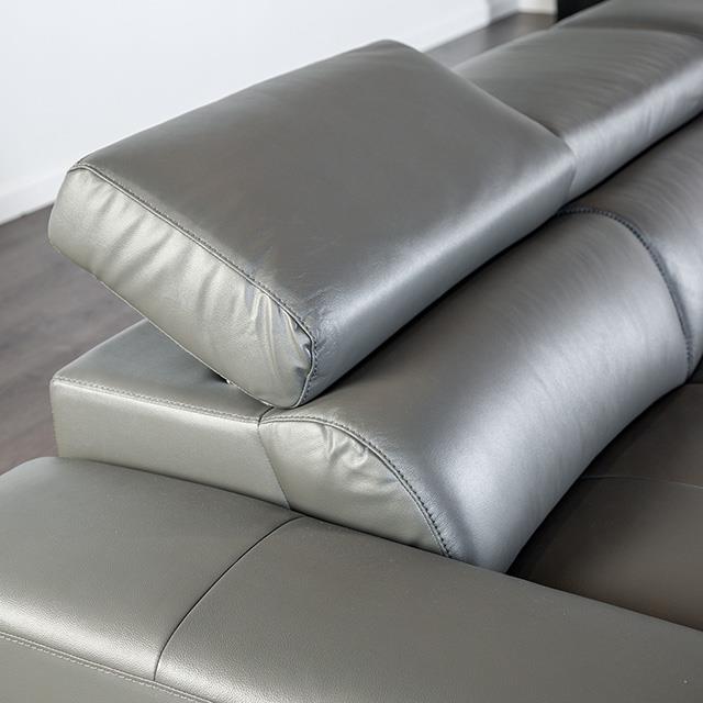  Furniture of America Vadso FM69005DG-SECT-L Sectional, Left Chaise IMAGE 3