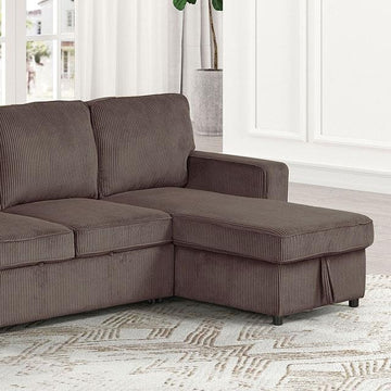  Furniture of America Yves FM6964BR-SECT Sectional IMAGE 1