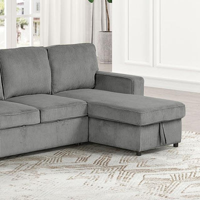  Furniture of America Yves FM6964DG-SECT Sectional IMAGE 1
