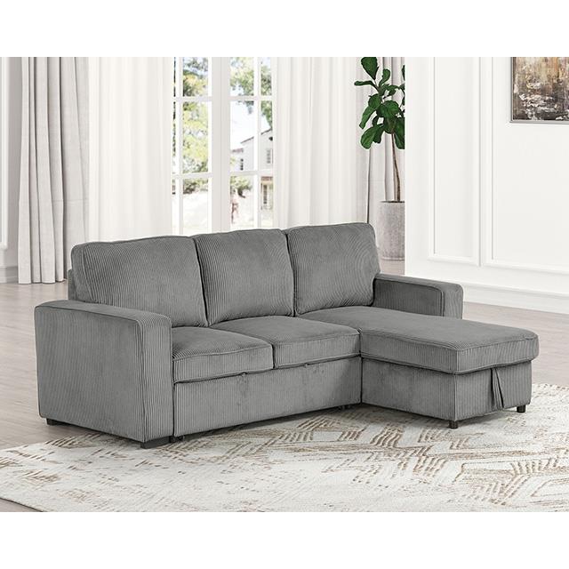  Furniture of America Yves FM6964DG-SECT Sectional IMAGE 2
