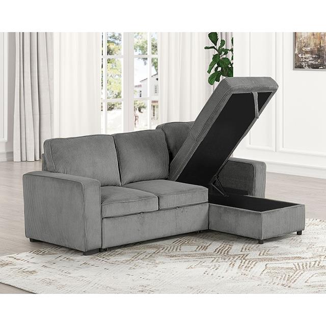  Furniture of America Yves FM6964DG-SECT Sectional IMAGE 3