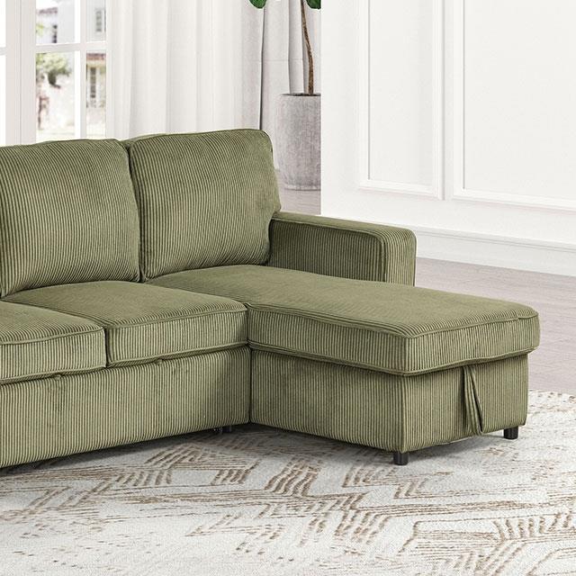  Furniture of America Yves FM6964GR-SECT Sectional IMAGE 1
