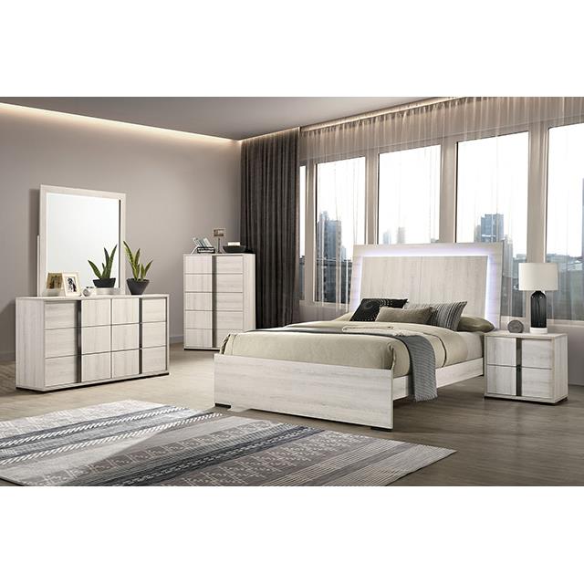  Furniture of America Horten FM7200WH-C Chest IMAGE 2