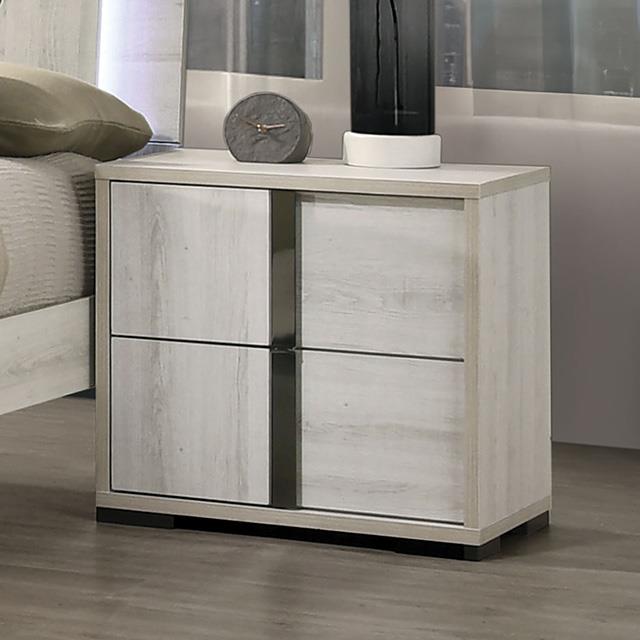  Furniture of America Horten FM7200WH-N Night Stand IMAGE 1