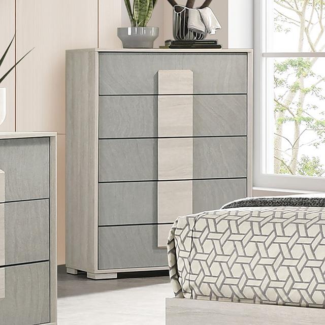  Furniture of America Lincolt FM7201WH-C Chest IMAGE 1