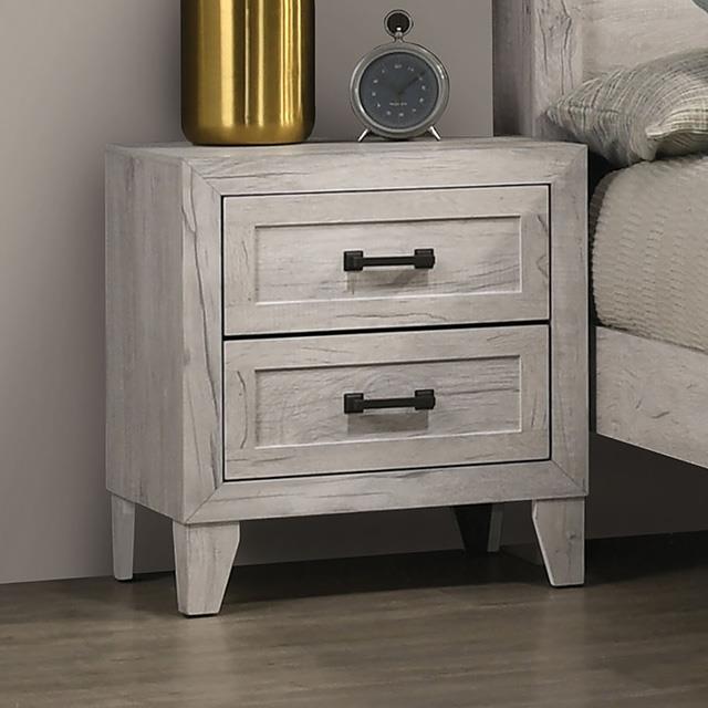  Furniture of America Mysen FM7202WH-N Night Stand IMAGE 1