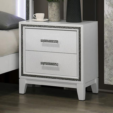 Furniture of America Lucida FM7203WH-N Night Stand IMAGE 1