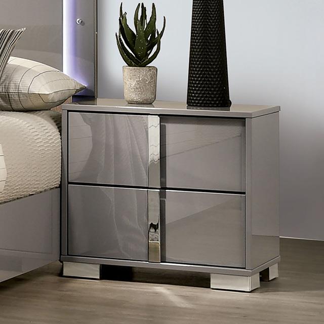  Furniture of America Sinistra FM7211BG-N Night Stand IMAGE 1
