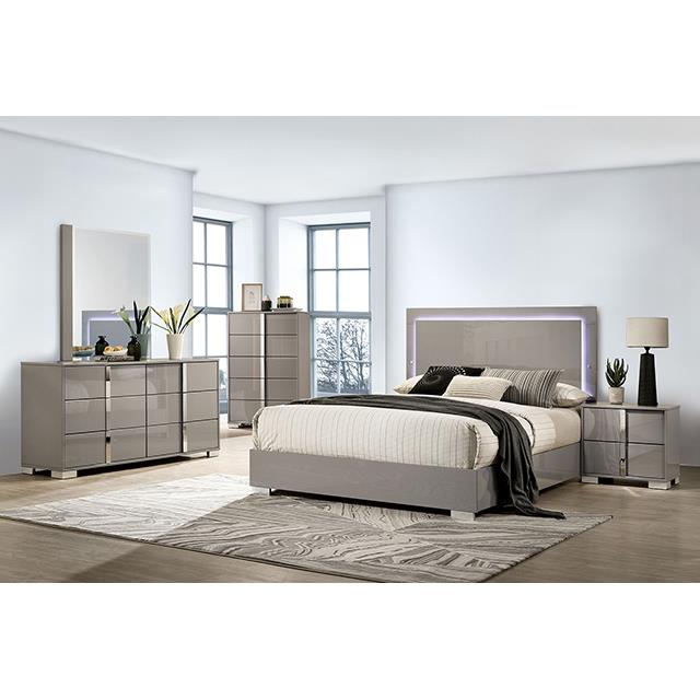  Furniture of America Sinistra FM7211BG-N Night Stand IMAGE 2