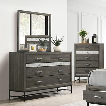  Furniture of America Voleta FM7212GY-D Dresser IMAGE 1