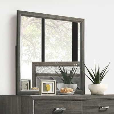  Furniture of America Voleta FM7212GY-M Mirror IMAGE 1
