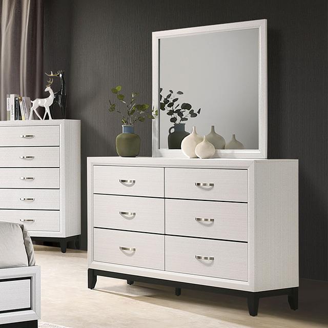  Furniture of America Errico FM7215WH-D Dresser IMAGE 1