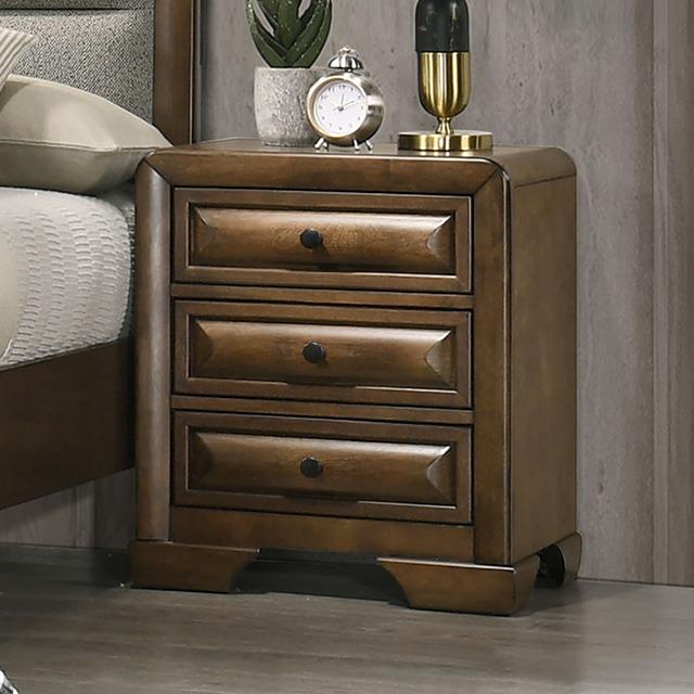  Furniture of America Caerwys FM7231BR-N Night Stand IMAGE 1