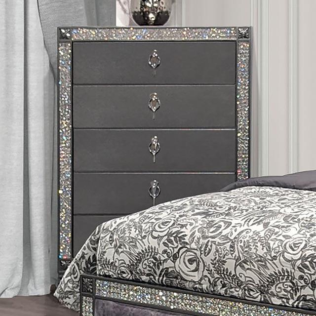  Furniture of America Lyanne FM7240GY-C Chest IMAGE 1