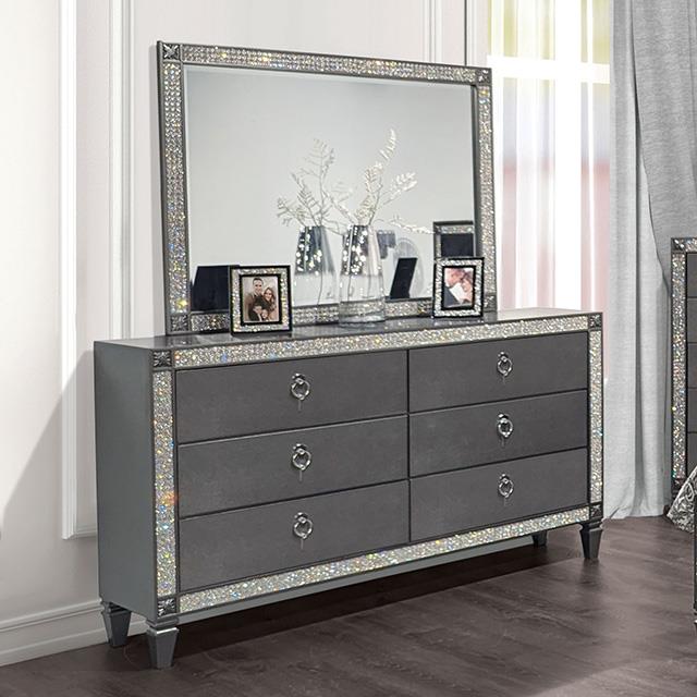  Furniture of America Lyanne FM7240GY-D Dresser IMAGE 1