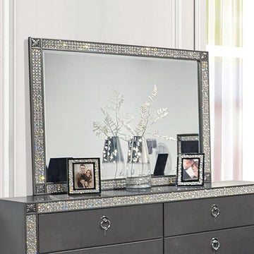  Furniture of America Lyanne FM7240GY-M Mirror IMAGE 1