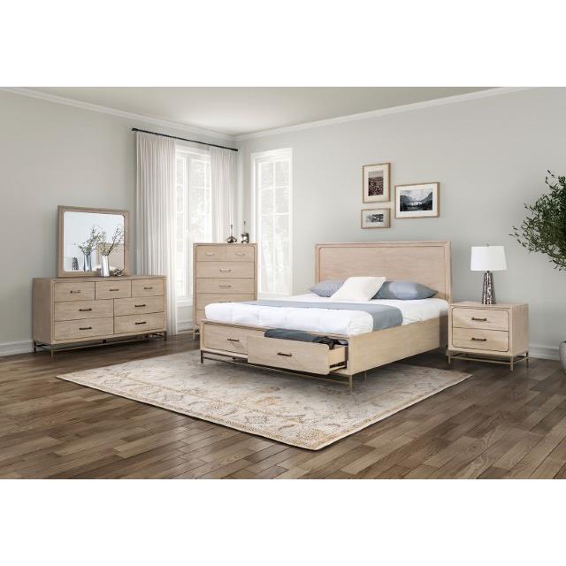  Furniture of America Sandnes FM7369AK-Q Queen Bed IMAGE 1