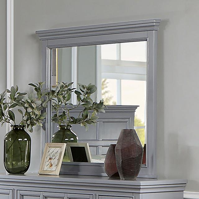  Furniture of America Castlile FM7413GY-M Mirror IMAGE 1