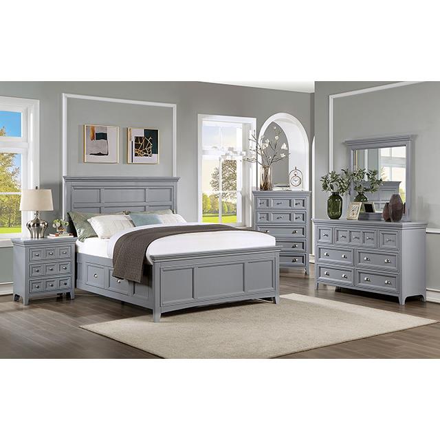  Furniture of America Castlile FM7413GY-M Mirror IMAGE 3
