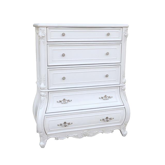  Furniture of America Valentini FM7419WH-C Chest IMAGE 3