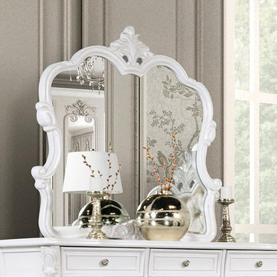  Furniture of America Valentini FM7419WH-M Mirror IMAGE 1