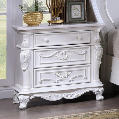  Furniture of America Ventresca FM7635WH-N Night Stand IMAGE 1