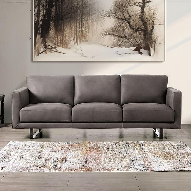  Furniture of America Mezzanotte FM90000GY-SF-PK Sofa IMAGE 1