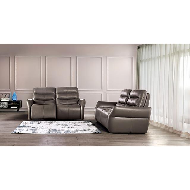  Furniture of America Granucci FM90007GY-CH-PM Power Recliner IMAGE 2