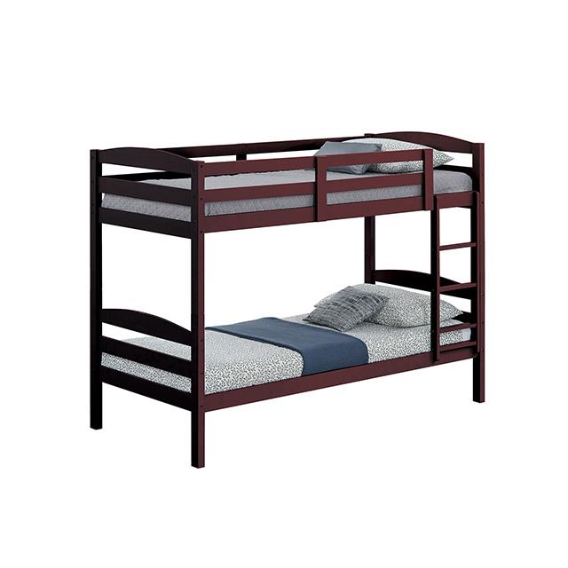  Furniture of America Finsbury FM-BK110ES-T Twin Twin Bunk Bed IMAGE 1