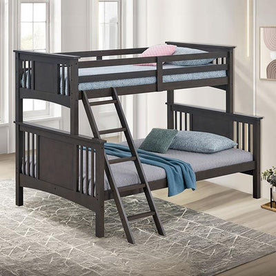  Furniture of America Spring Creek FM-BK602F-GY Twin/Full Bunk Bed IMAGE 1