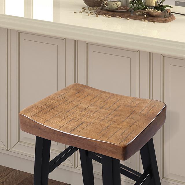  Furniture of America Biasca FM-BR3001BR-29-2PK 29" Stool IMAGE 3