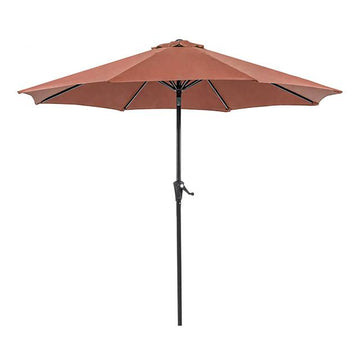  Furniture of America Tano LA-A010RD+BASE 9' Outdoor Umbrella + 21" Round Base IMAGE 1