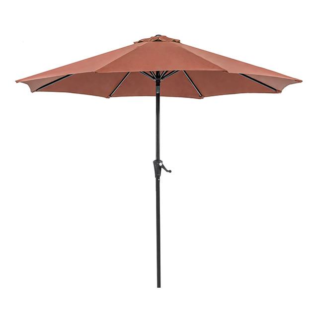  Furniture of America Tano LA-A010RD+BASE 9' Outdoor Umbrella + 21" Round Base IMAGE 1
