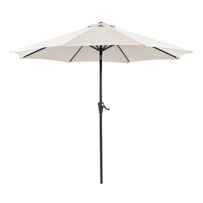  Furniture of America Tano LA-A010SV+BASE 9' Outdoor Umbrella + 21" Round Base IMAGE 1