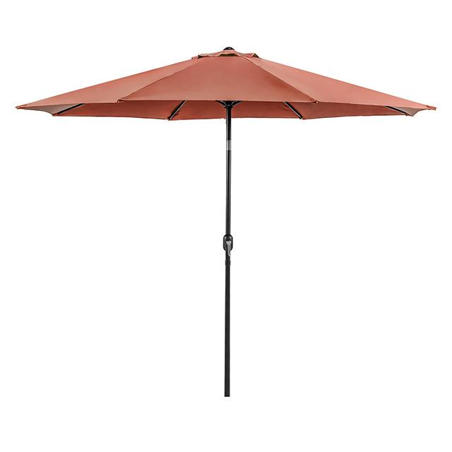  Furniture of America Mora LA-A011RD+BASE 11' Outdoor Umbrella + 21" Round Base IMAGE 1