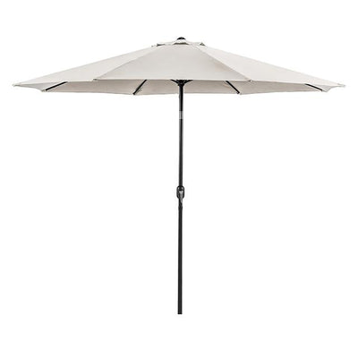  Furniture of America Mora LA-A011SV+BASE 11' Outdoor Umbrella + 21" Round Base IMAGE 1