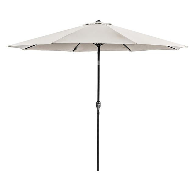  Furniture of America Mora LA-A011SV+BASE 11' Outdoor Umbrella + 21" Round Base IMAGE 1