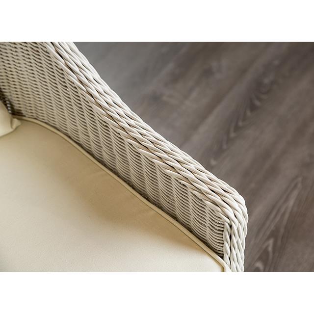  Furniture of America Tomohon LA-A026NT-CH Swivel Wicker Chair IMAGE 1